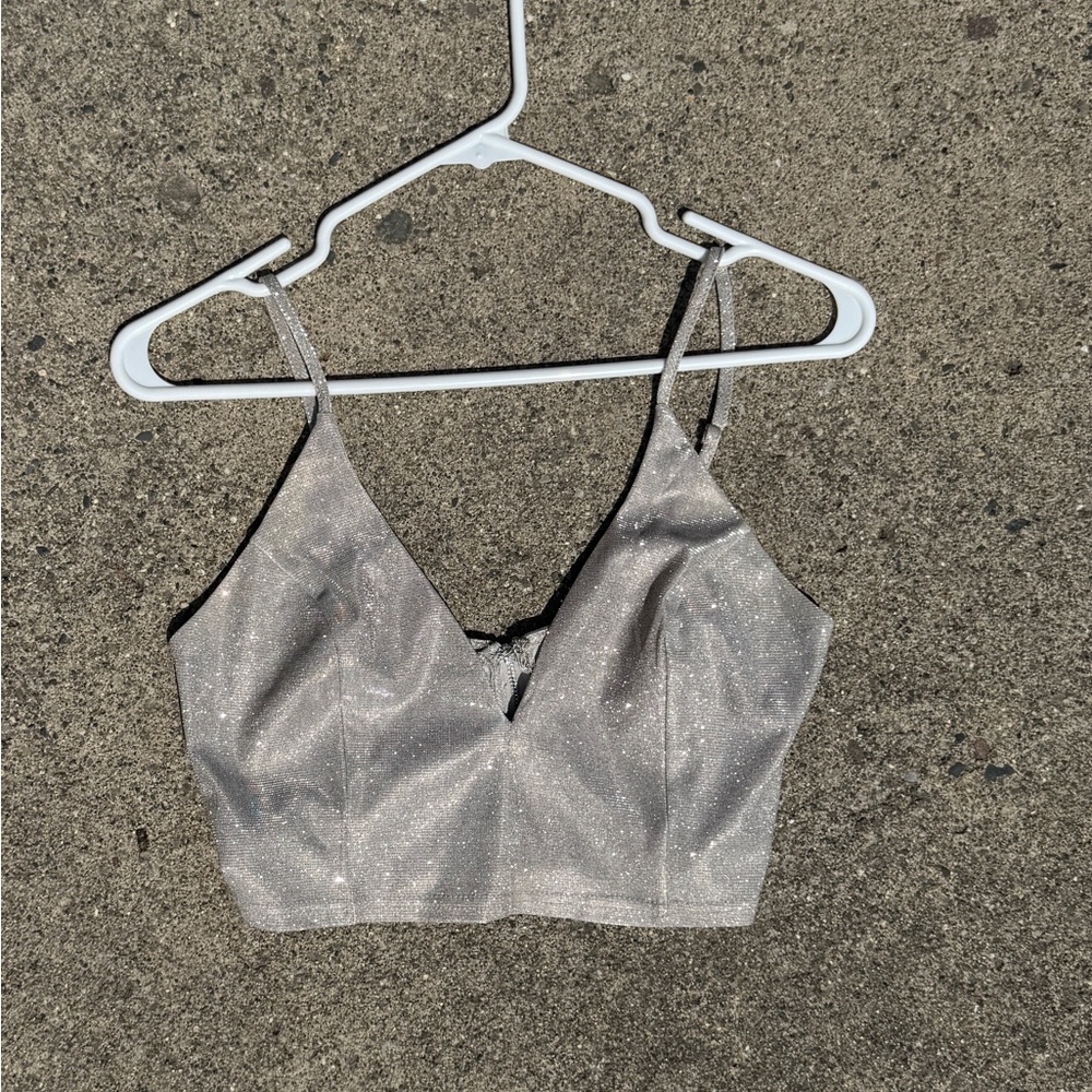 Windsor Shimmering Silver Camisole